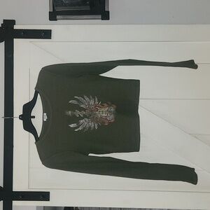 Garage Cropped thermal top